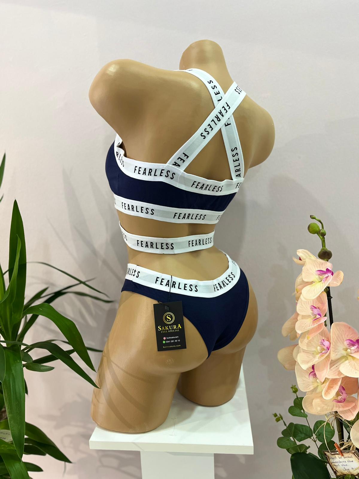 Mavi Spor Kadın Sütyen Takımı - Görsel 2