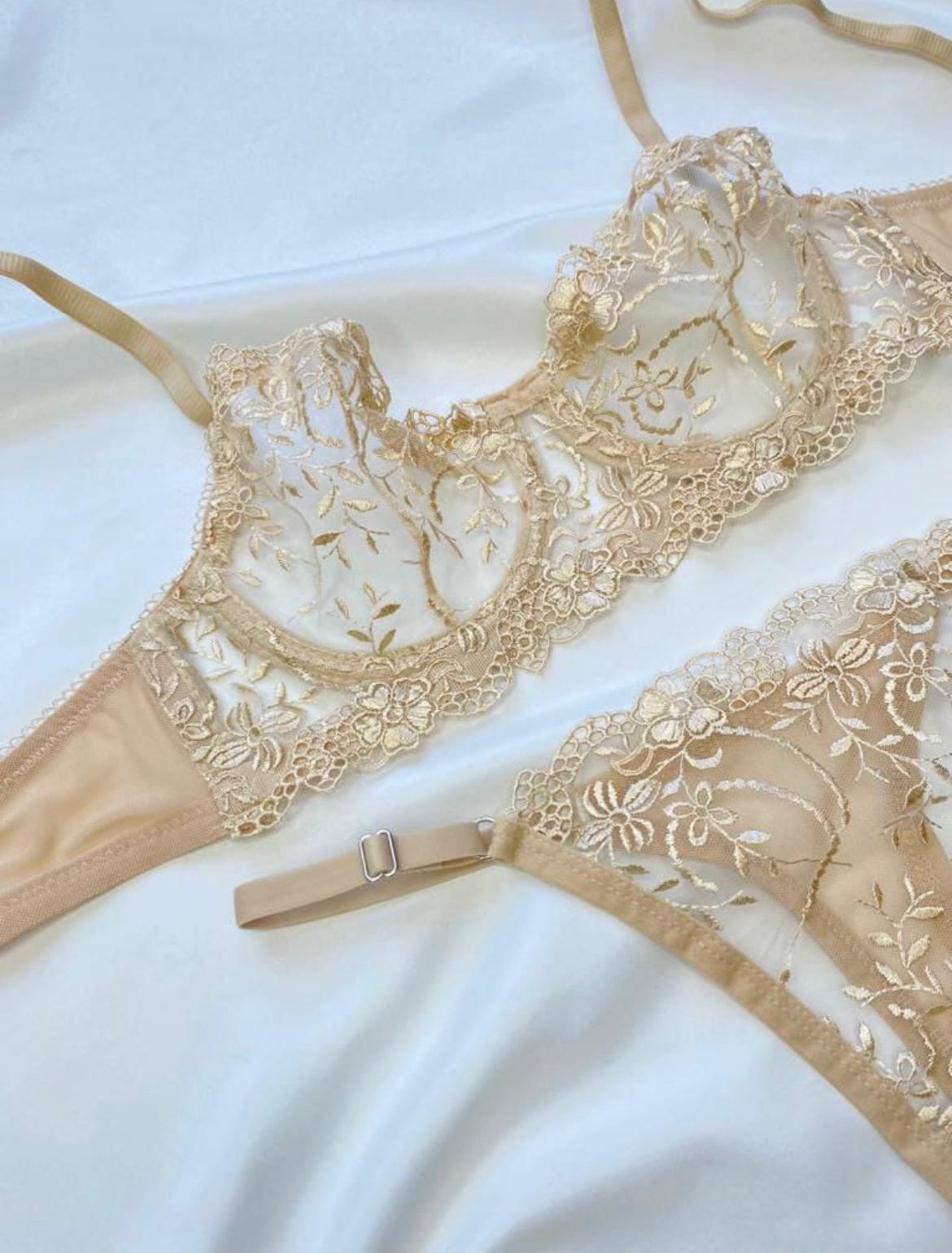 TEN ŞIK GÖRÜNÜMLÜ BRODE- BRALET TAKIM